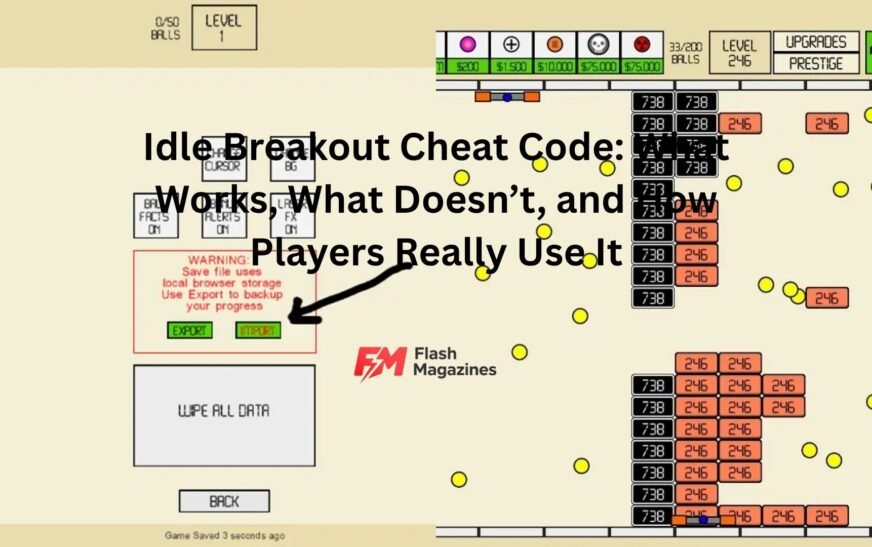 idle breakout cheat code