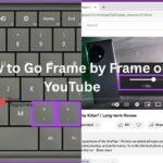 how to go frame by frame on youtube